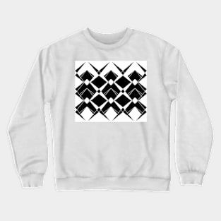 Abstract geometric pattern - black and white. Crewneck Sweatshirt